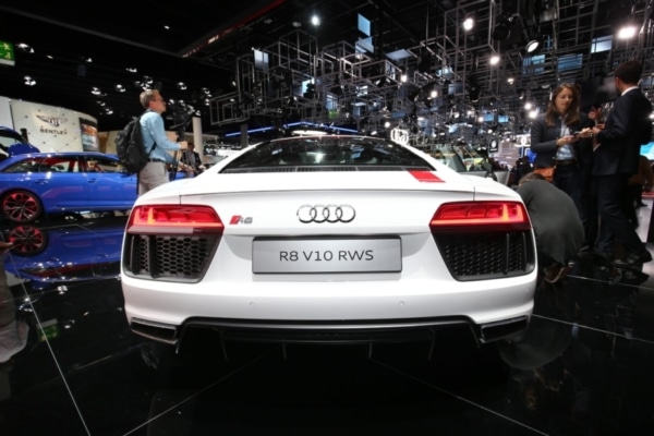 Audi R8 V10 RWS at Frankfurt Motor Show 2017