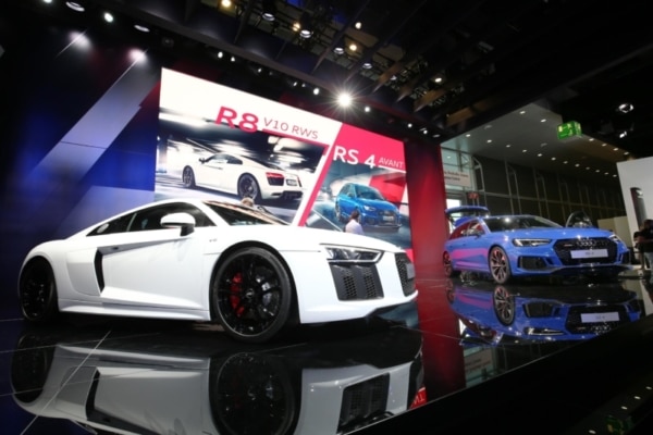 Audi R8 V10 RWS at Frankfurt Motor Show 2017