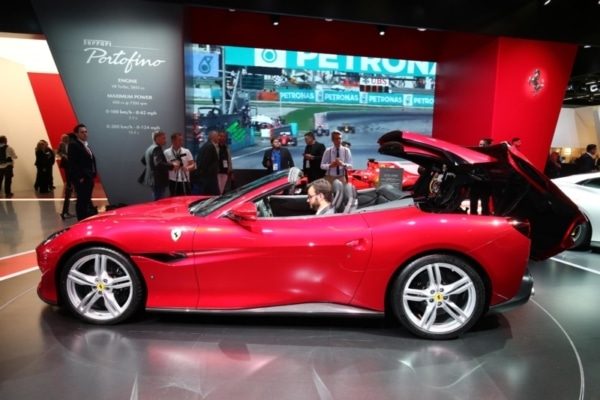 new Ferrari Portofino at frankfurt motor show