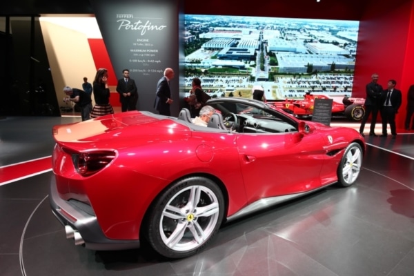 new Ferrari Portofino at frankfurt motor show