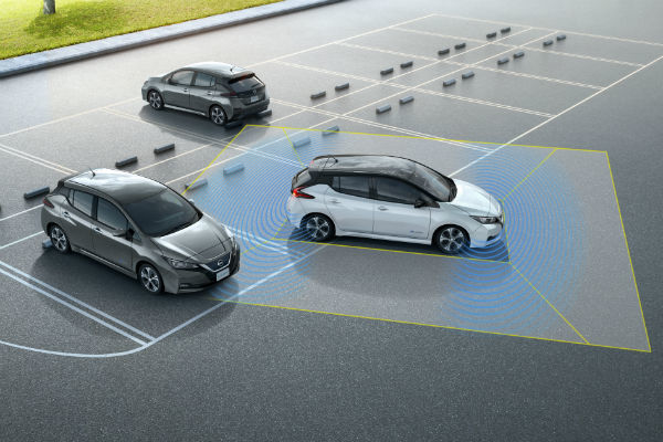 Nissan Leaf autonomous parking