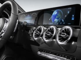 MBUX dashboard on new A class