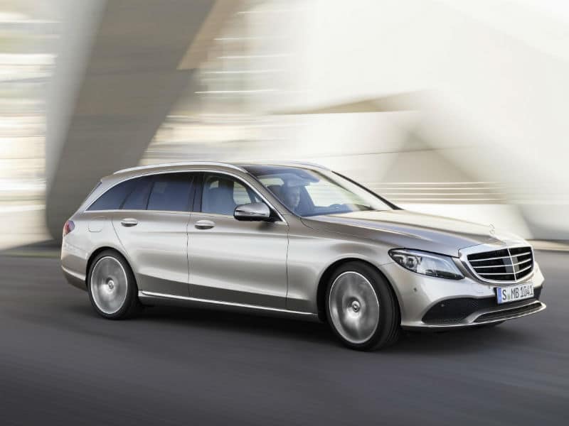 The updated Mercedes C-Class Saloon