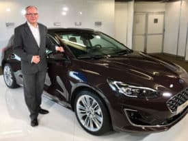 Andy Barratt with new Ford Focus Vignale